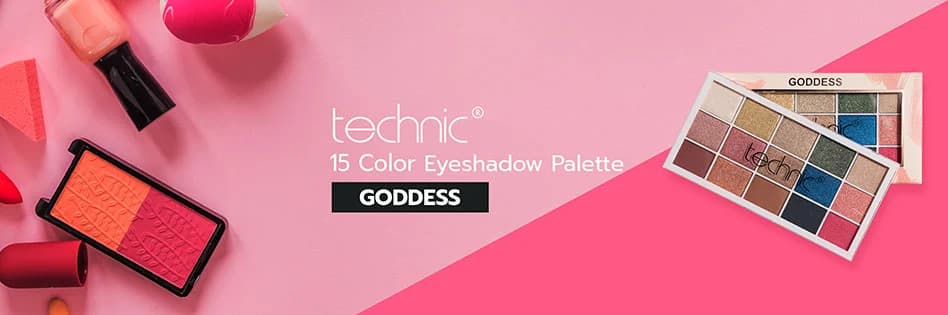 پالت سایه گادنس تکنیک 15 رنگ مدل Goddess Pressed Pigment حجم 30 گرم — تصویر ۷