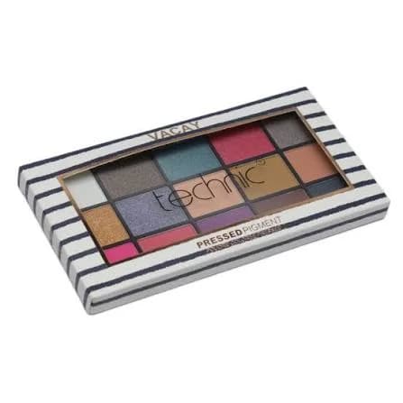 پالت سایه Vacay تکنیک مدل Vacay Pressed Pigment 15 رنگ حجم 22.5 گرم — تصویر ۶