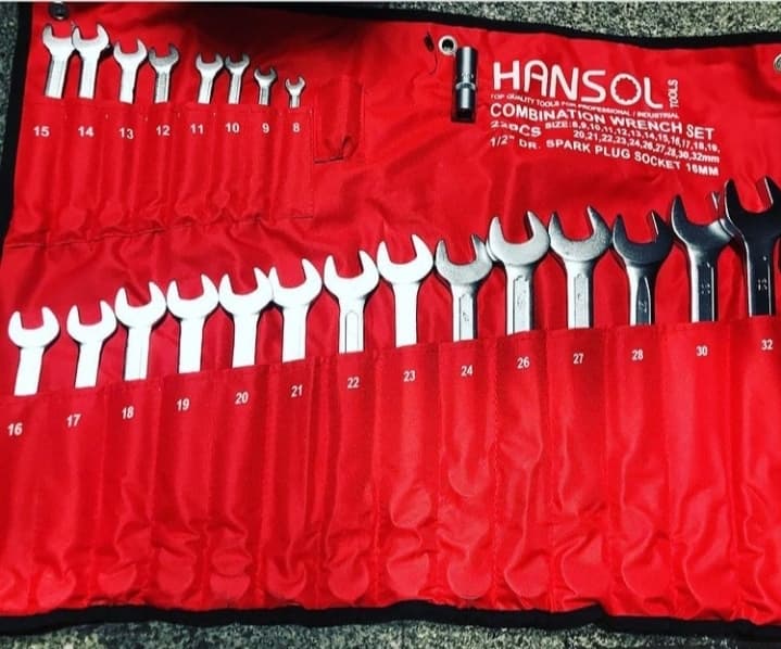 اچار یکسر رینگی 22 عددی hansol ساخت تایوان سایز 6_32 میلی متر — تصویر ۳