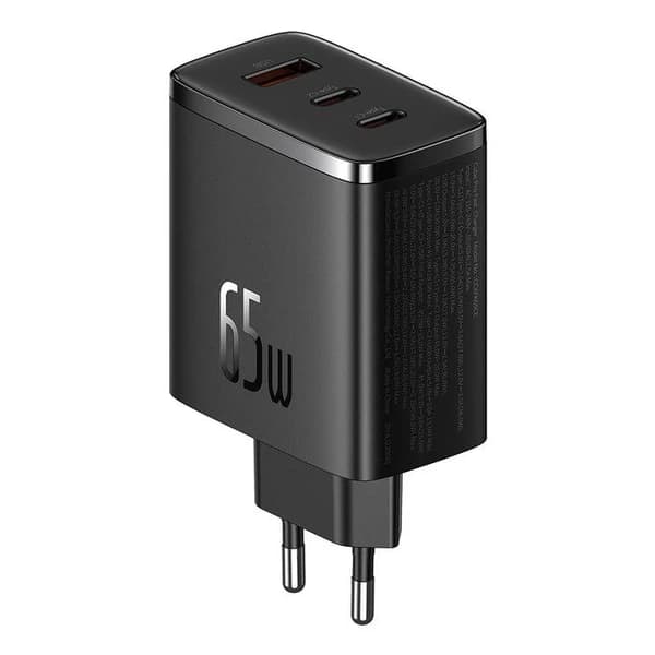 شارژر 65 وات بیسوس مدل Cube Pro سه پورت — تصویر ۷