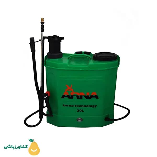 سمپاش 20 لیتری شارژی دوکاره آرنا — تصویر ۵