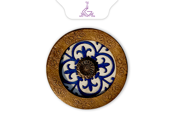 جاعودی شاخه ای طرح کاشی(طرح و رنگ متغیر)