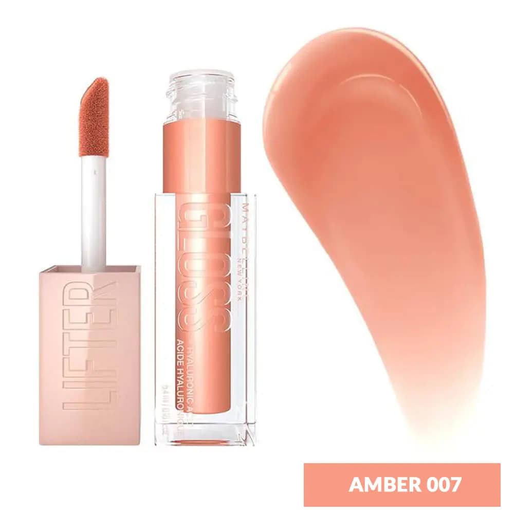 برق‌لب 007 Amber میبلین لیفتر گلاس آبرسان و حجم‌دهنده حجم 5.4 میلی‌لیتر — تصویر ۸