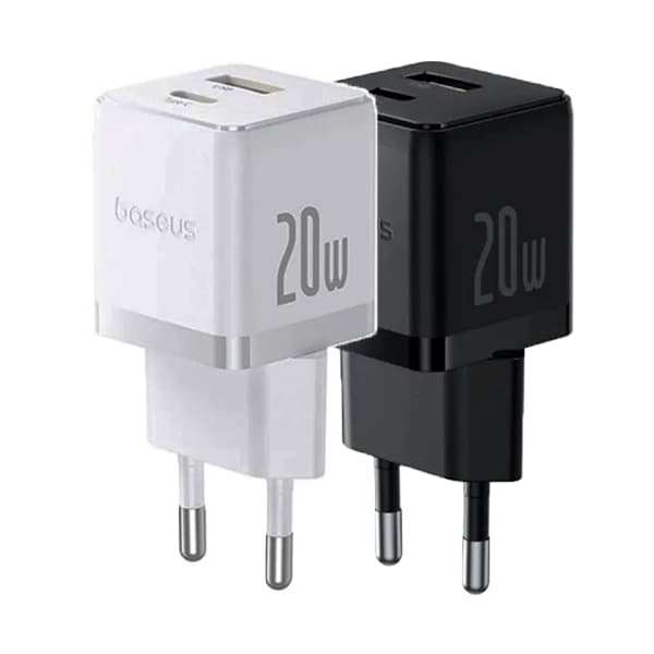 شارژر 20 وات بیسوس مدل palm (دو پورت) — تصویر ۹