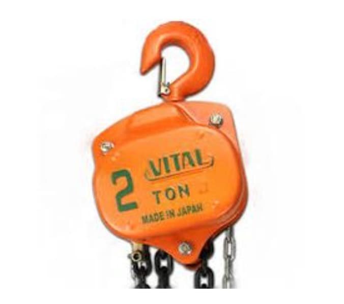 جرثقیل ویتال طرح ژاپن 2 تن دستی زنجیری ژاپن خورده با گارانتی — تصویر ۳