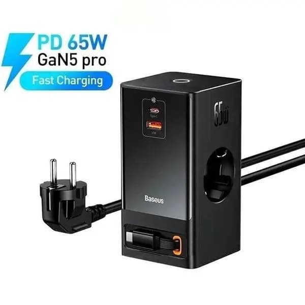 شارژر و پاورهاب رومیزی بیسوس Power Combo Digital — تصویر ۱۱