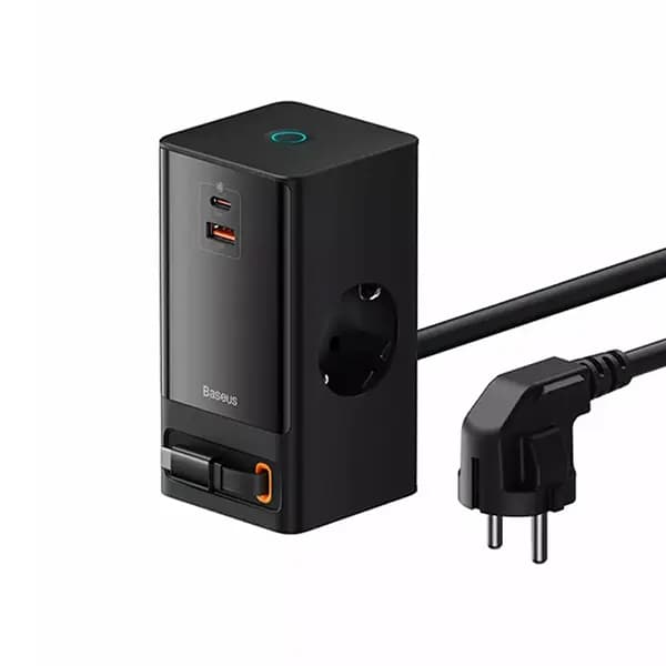 شارژر و پاورهاب رومیزی بیسوس Power Combo Digital — تصویر ۵