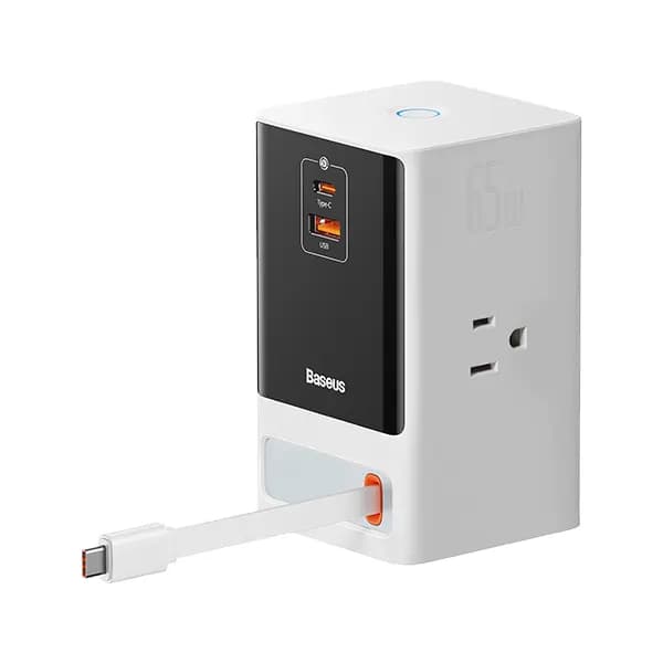 شارژر و پاورهاب رومیزی بیسوس Power Combo Digital — تصویر ۷