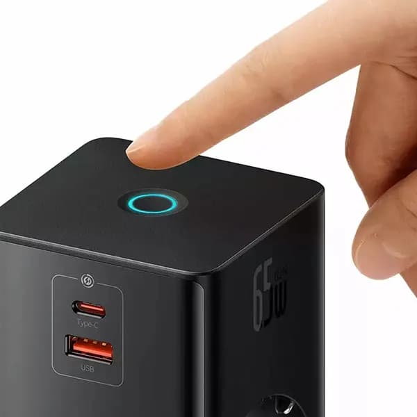 شارژر و پاورهاب رومیزی بیسوس Power Combo Digital — تصویر ۲