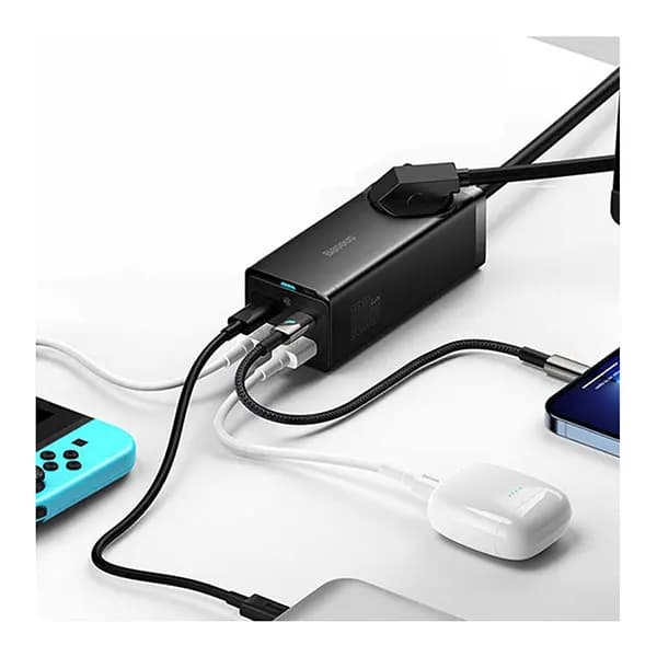 شارژر و پاورهاب رومیزی بیسوس Power Combo On — تصویر ۷