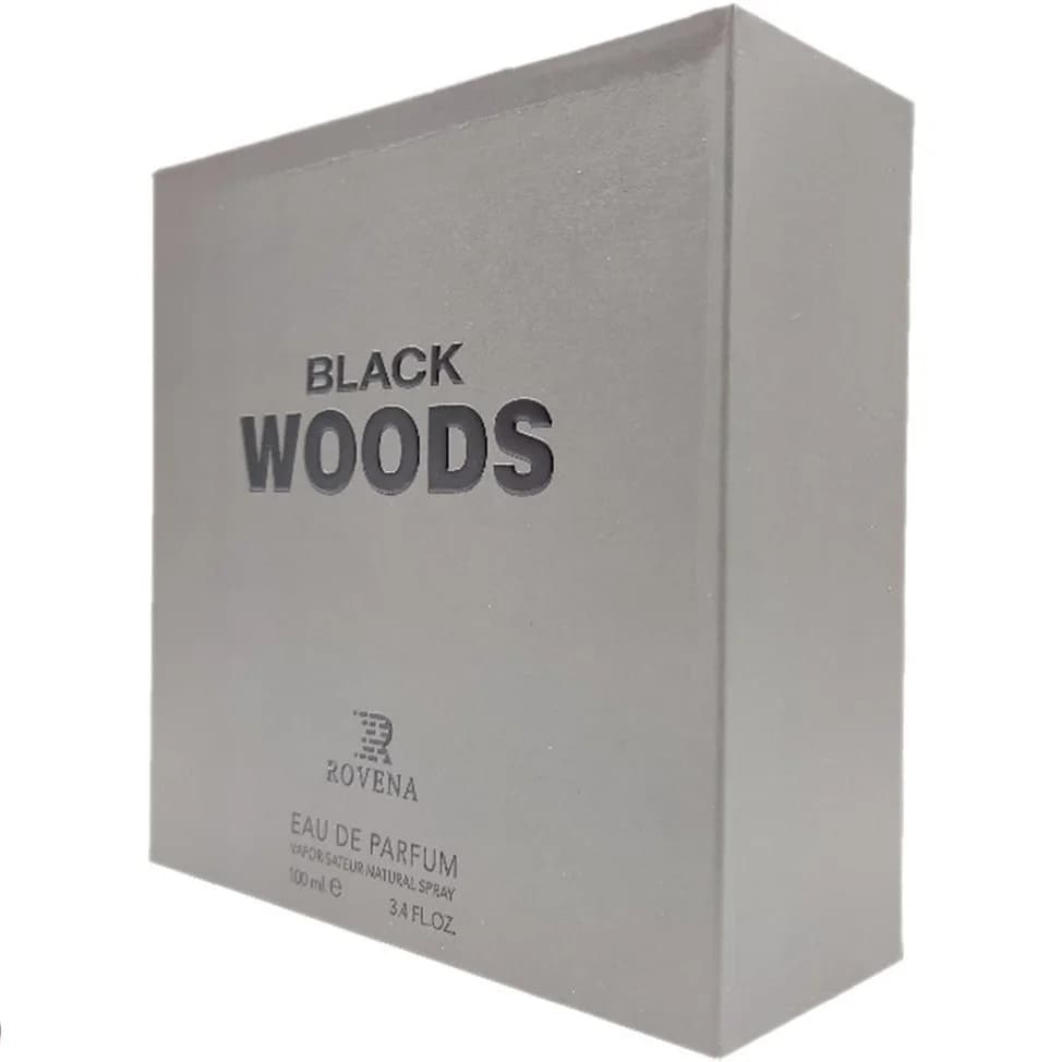 ادوپرفیوم بلک وود روونا مردانه مدل black woods با رایحه تلخ حجم 30میل — تصویر ۲