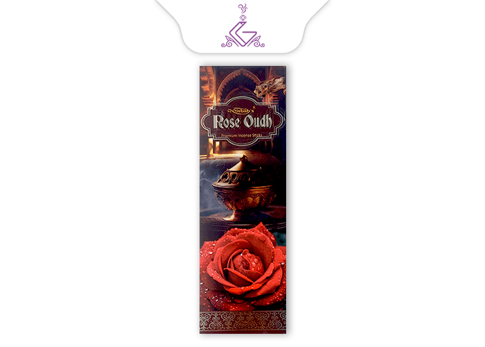 عود شاخه ای دست ساز رز عوده ROSE OUDH برند میصباح MISBAH