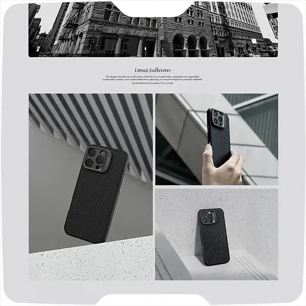 قاب نیلکین CarboProp محافظ لنز آیفون iPhone 16 Pro Max — تصویر ۵