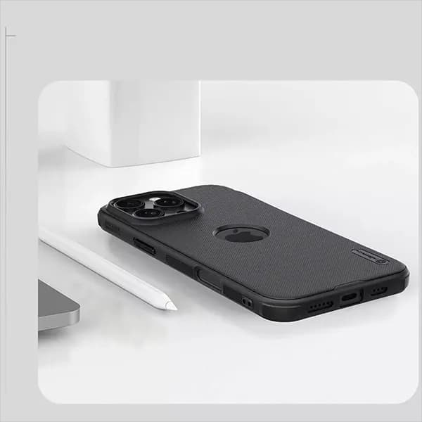 قاب نیلکین Frosted Shield Pro (Logo cutout) آیفون 16Pro Max — تصویر ۶