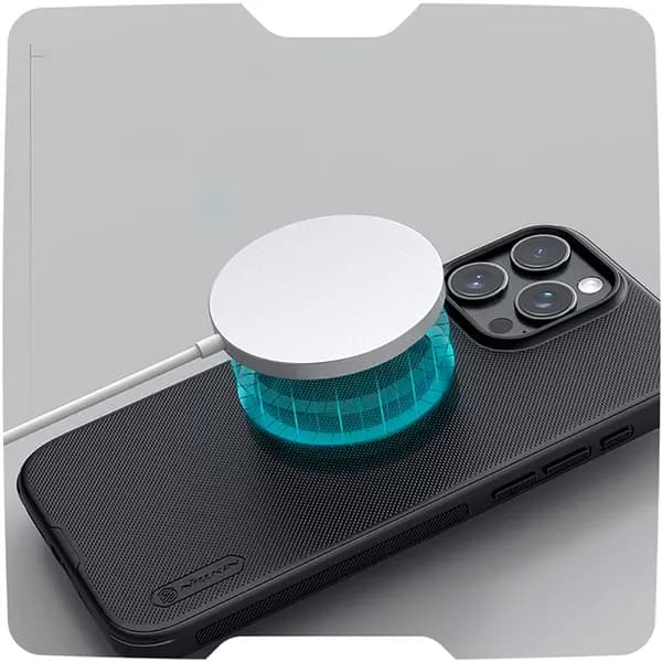 قاب نیلکین Frosted Pro Magnetic آیفون iPhone 15 Pro Max — تصویر ۱۲