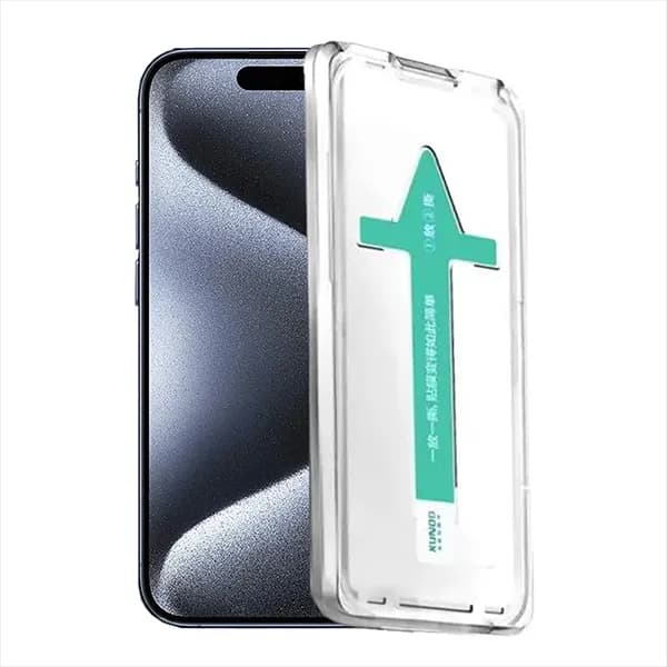 گلس آسان نصب آیفون 15 پرو (ژاند AXE)