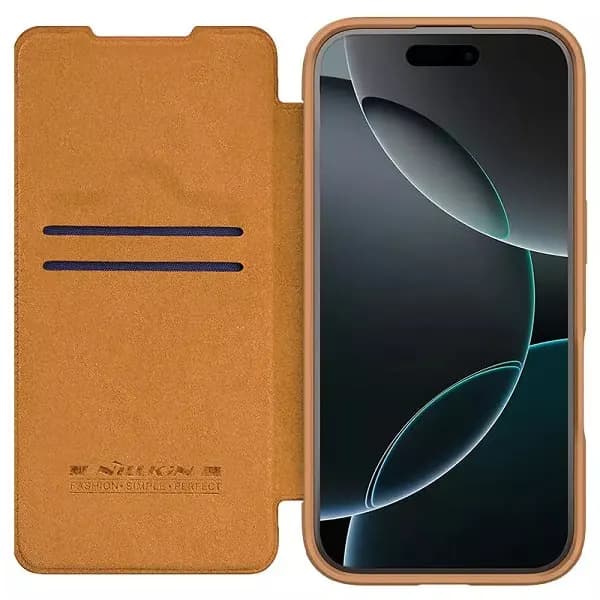کیف چرمی نیلکین Qin Prop آیفون iPhone 16 — تصویر ۵