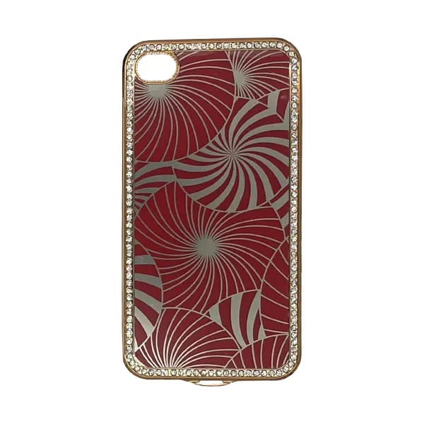 قاب طلقی Qcase آیفون 4 دور نگینی — تصویر ۲