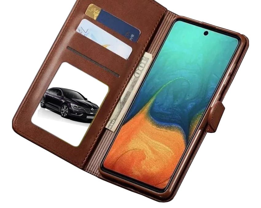 کیف چرمی کلاسوری هوآوی Nova 3i بند دار — تصویر ۳