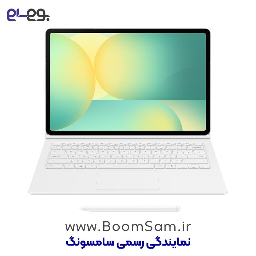 کیف هوشمند کیبورددار تبلت S10 FE Plus سامسونگ بوک کاور Book Cover Keyboard اورجینال — تصویر ۶