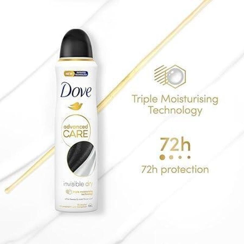 اسپری زنانه داو مدل اینویزیبل درای Dove Invisible Dry — تصویر ۶