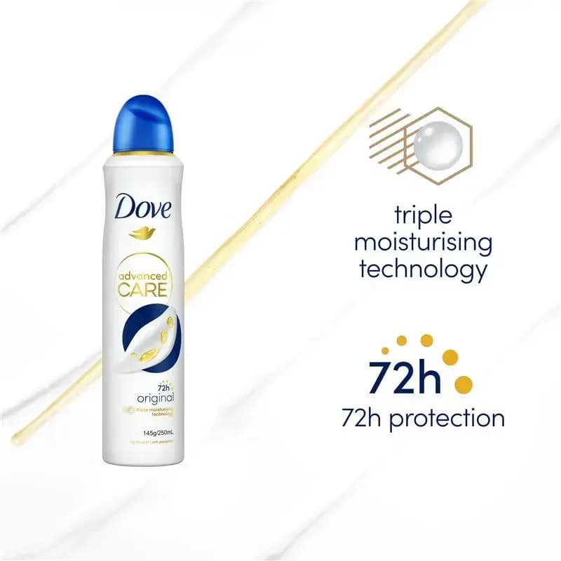 اسپری زنانه داو مدل اورجینال original Dove — تصویر ۴