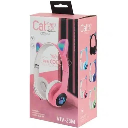 هدفون بلوتوثی طرح گربه مدل VIV-23M — تصویر ۷