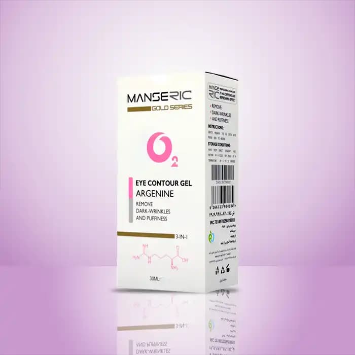 ژل دور چشم مانسریک ۳۰ میل | رفع پف و تیرگی زیر چشم