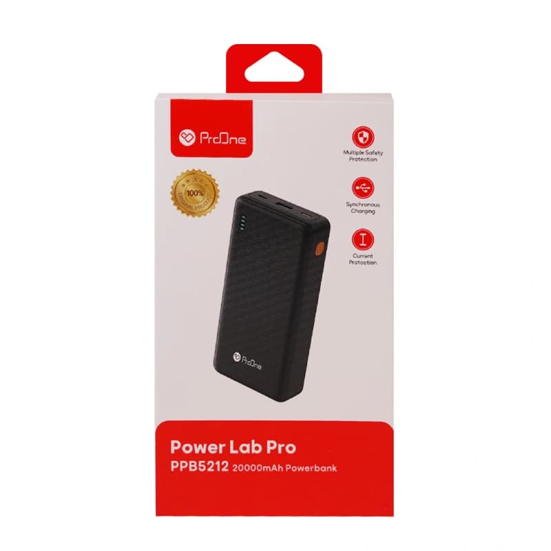 پاوربانک پرووان ProOne مدل PPB5212(Power Lab Pro) ظرفیت 20000 میلی آمپر ساعت — تصویر ۹