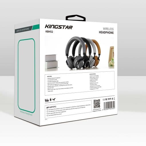 هدفون بلوتوثی کینگ استار KINGSTAR مدل KBH52 — تصویر ۷