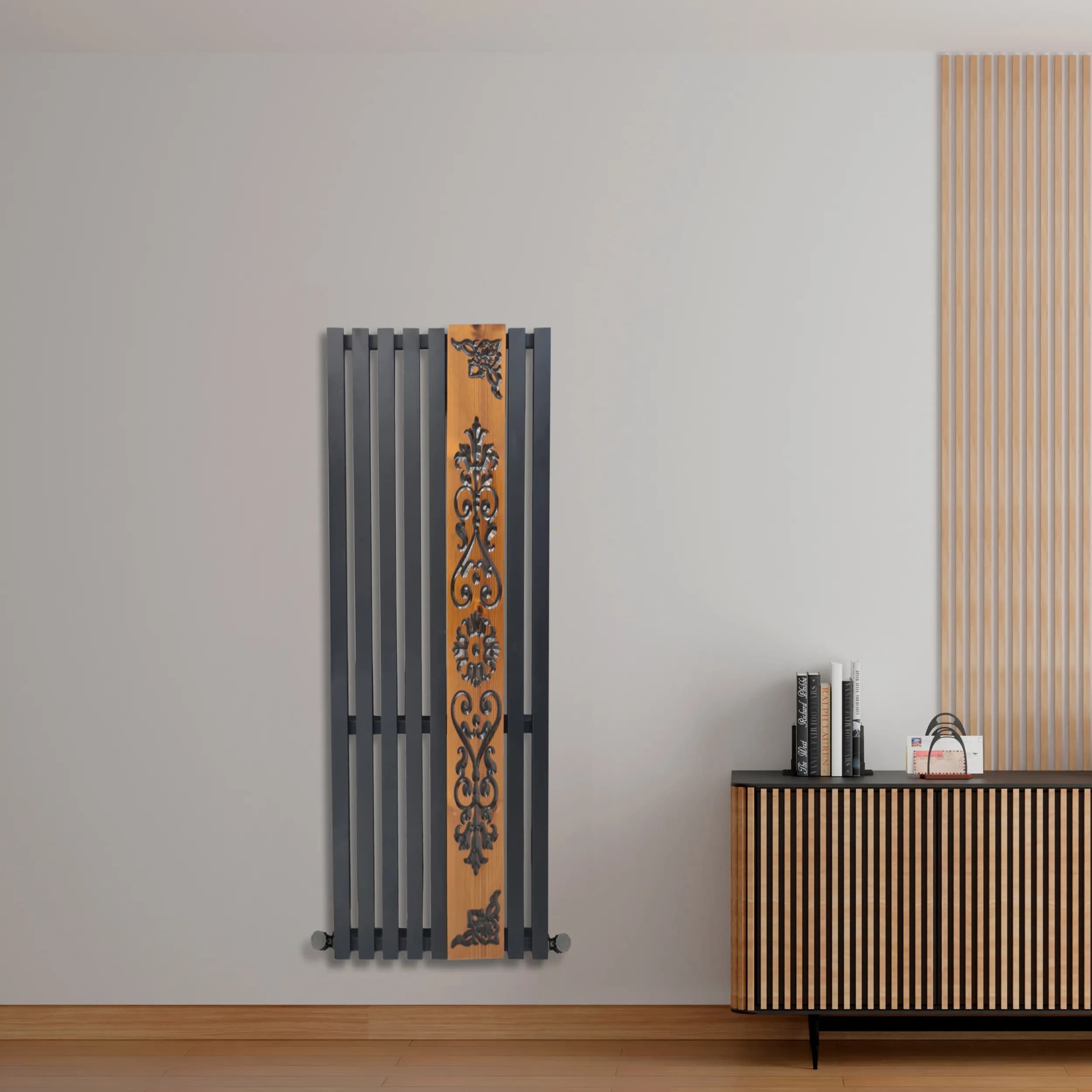 رادیاتور ایستاده هاتیپس مدل استیل آلترمو سایز 50*140 مشکی — تصویر ۱۱