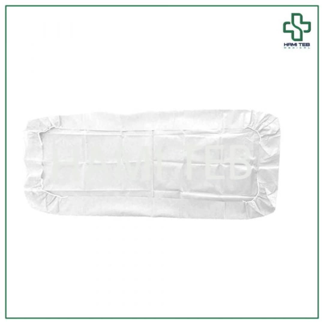 ملحفه یکبار مصرف دو سرکش سفید 220*80 گرماژ 25 — تصویر ۲