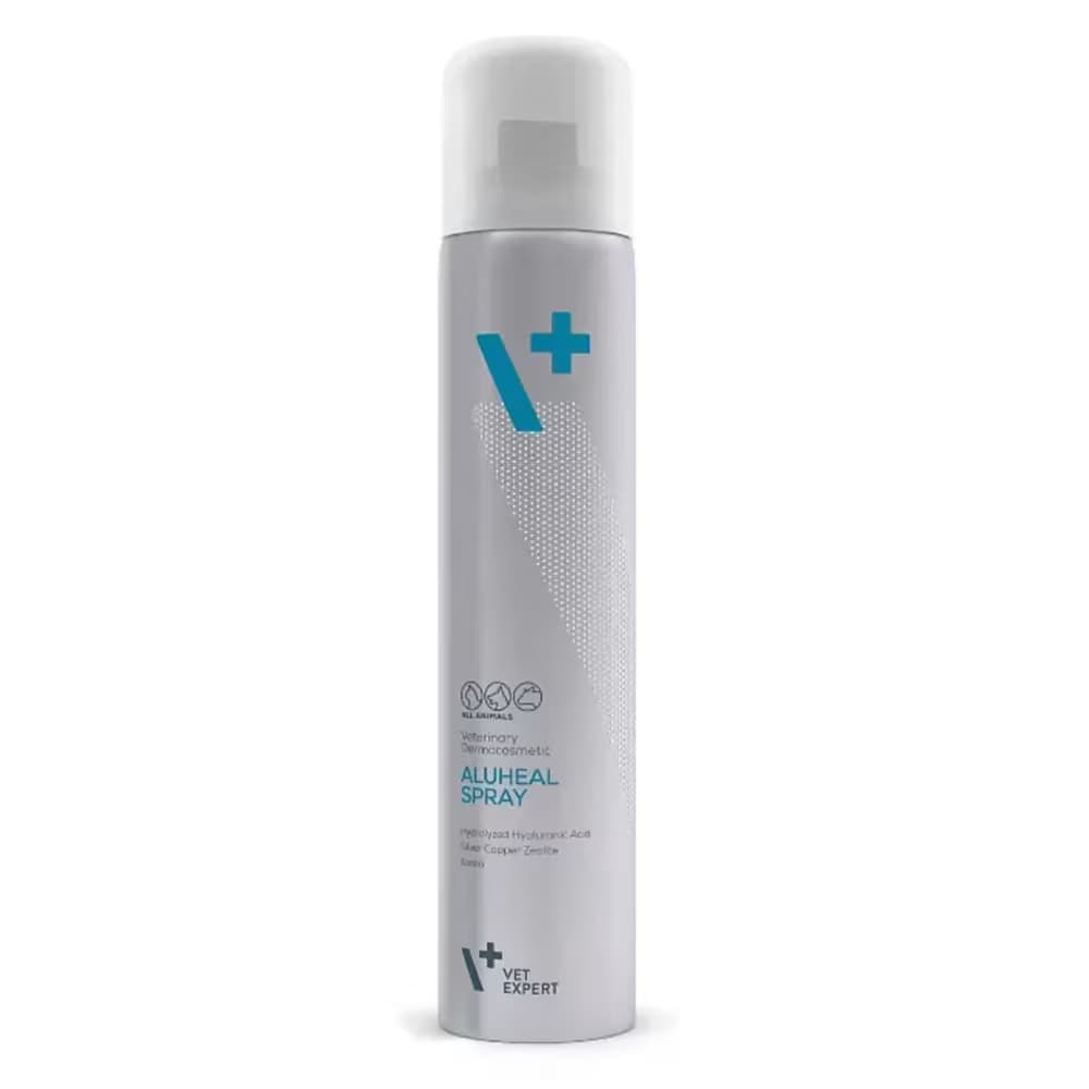 اسپری ترمیم کننده زخم سگ و گربه Vet Expert Aluheal Spray وت اکسپرت 200 میلی لیتر — تصویر ۲