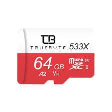 کارت حافظه تروبایت TRUE BYTEمدل 533X-A1- V30 کلاس 10 استاندارد UHS-I U3 ظرفیت 64GB گیگابایت — تصویر ۴