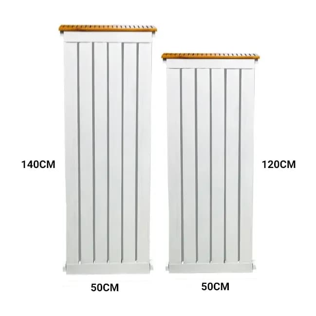 رادیاتور ایستاده هاتیپس مدل آلترمو سفید — تصویر ۵
