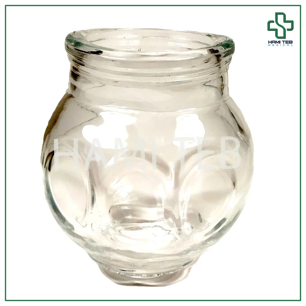لیوان بادکش شیشه ای سایز 4 (16 عددی)