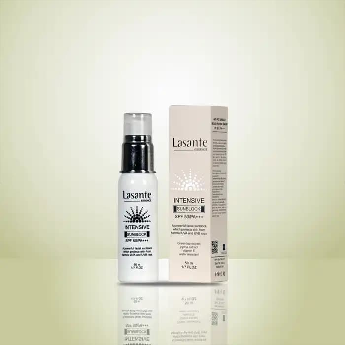 کرم ضد آفتاب و ضد لک بی رنگ SPF50 لاسانته