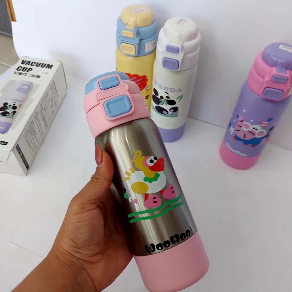 قمقمه استیل دوحالته طرح حیوانات — تصویر ۲
