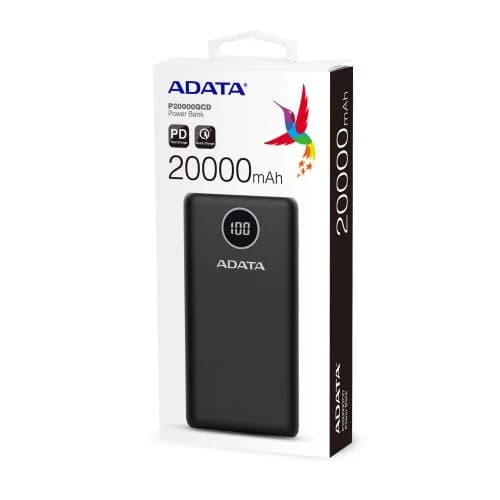 پاوربانک ۲۰ هزار میلی آمپر مدل P20000QCD ای دیتا — تصویر ۹