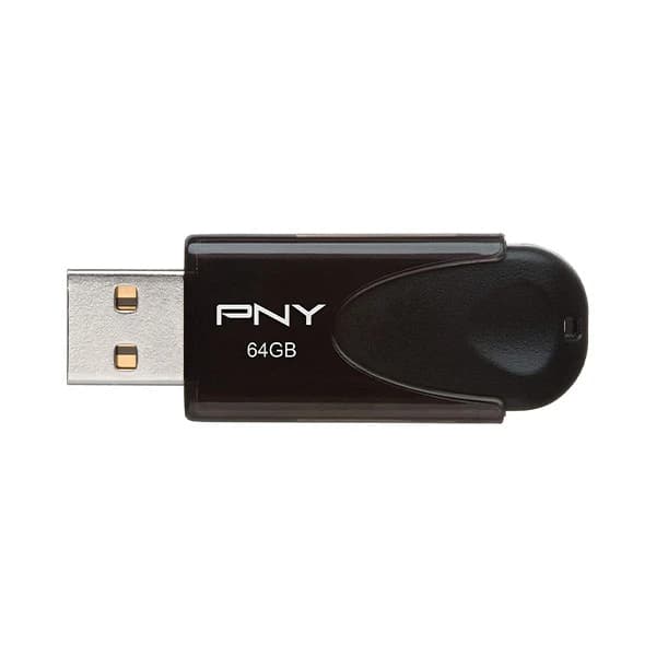 فلش مموری پی ان وای مدل ATTACHE4 ظرفیت 64 گیگابایتUSB.2 — تصویر ۲