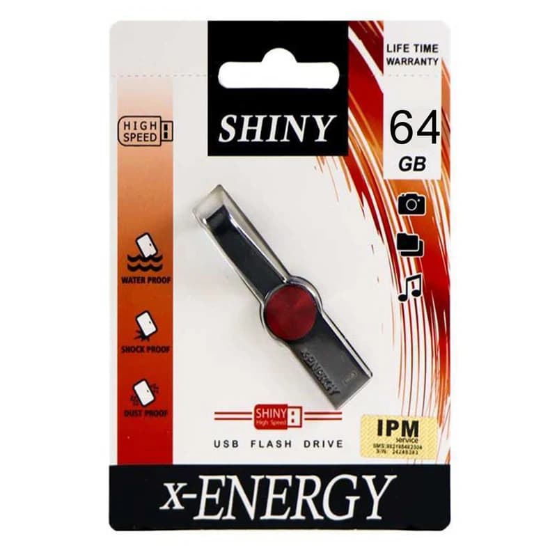 فلش مموری ایکس-انرژی مدل SHINY ظرفیت 64 گیگابایت