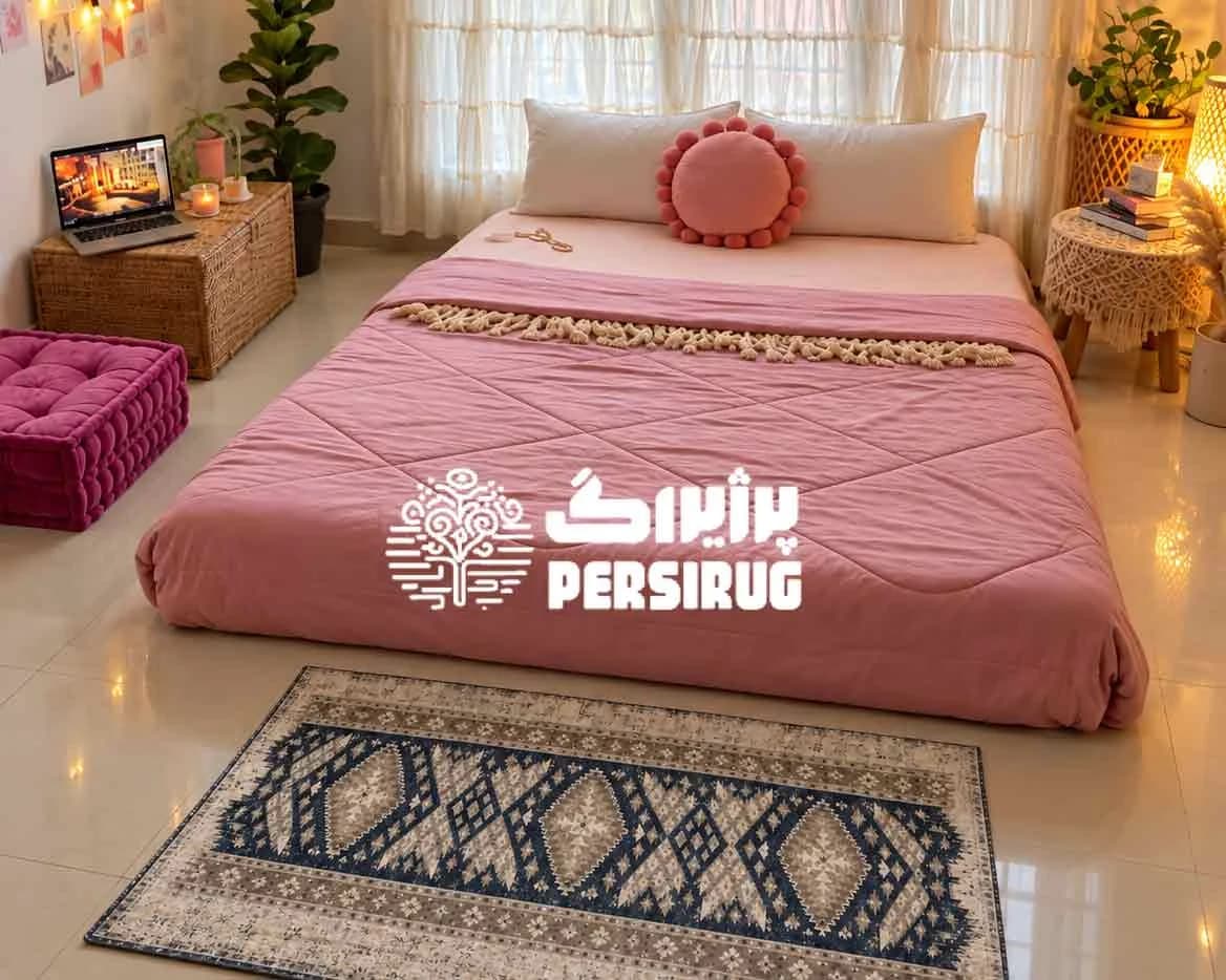 فرشینه زیره چرم لاجرود — تصویر ۶