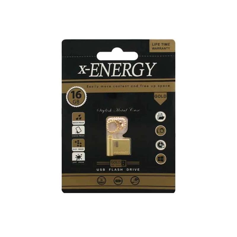 فلش مموری ایکس-انرژی مدل USB2.0 Gold ظرفیت 16 گیگابایت — تصویر ۳