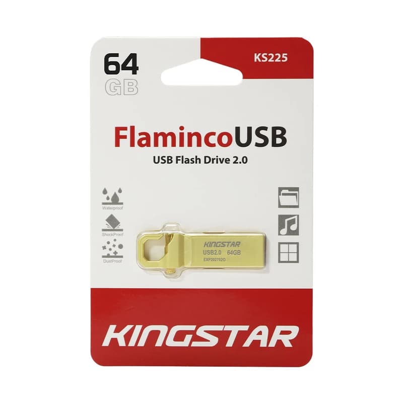 فلش مموری کینگ استار FLAMINCOمدل KS225 ظرفیت 64 گیگابایت