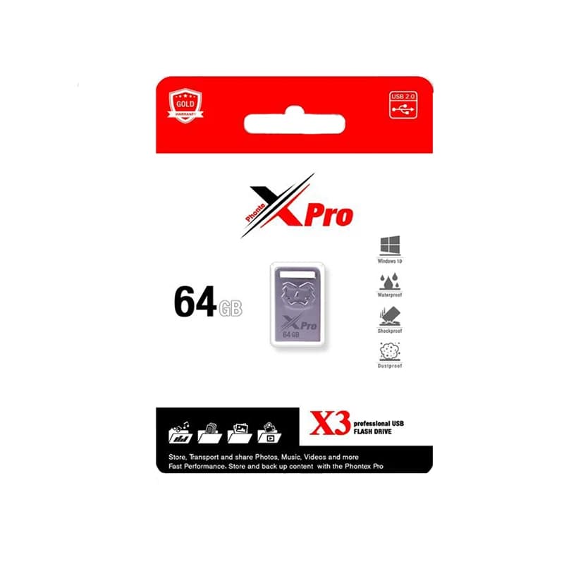 فلش مموری فونتکس پرو Phontex Pro مدل X3 ظرفیت 64 گیگابایت — تصویر ۳