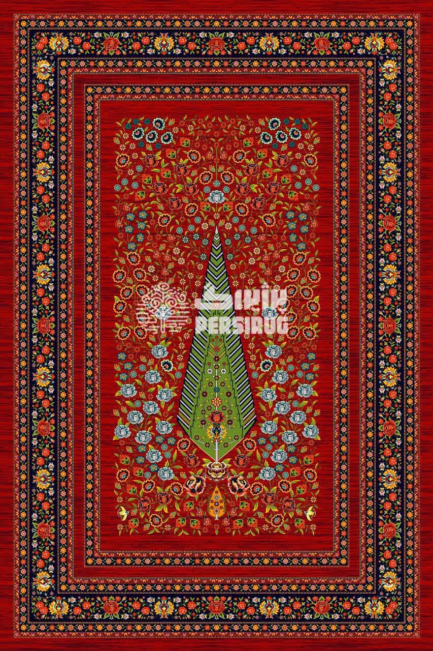 رومیزی ، سفره و روفرشی درخت زندگانی — تصویر ۴