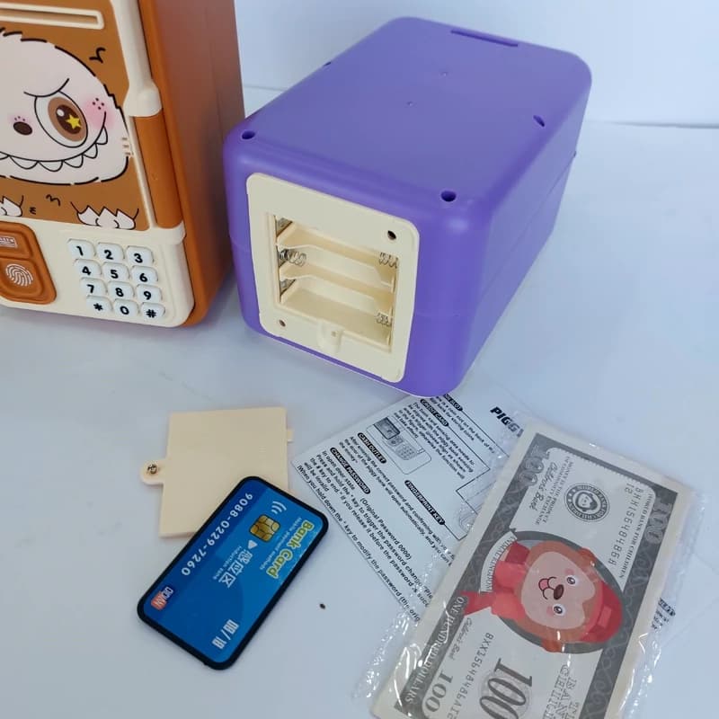 قلک گاوصندوقی کودک لبوبو و کرومی — تصویر ۵