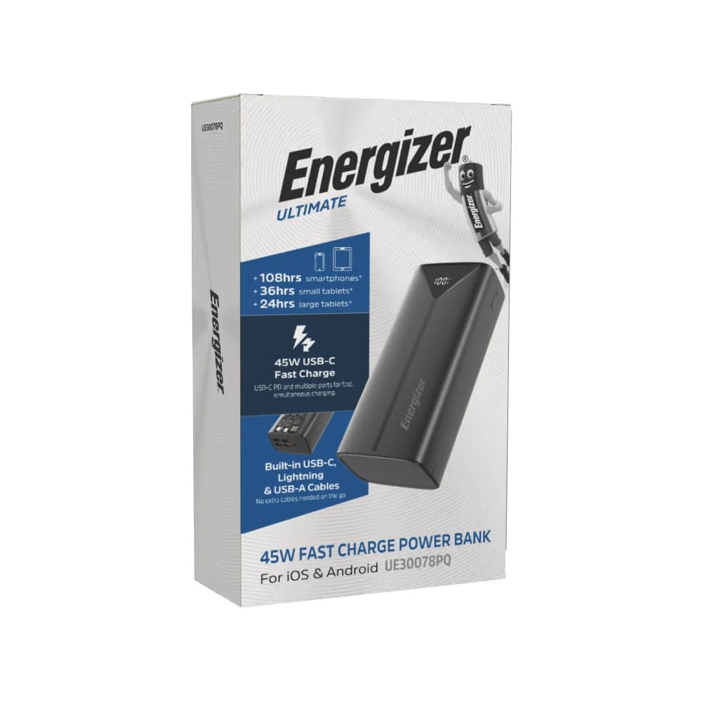 پاوربانک 30000mAh انرجایزر مدل UE30078PQ — تصویر ۹