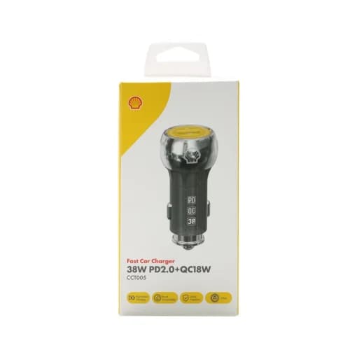 شارژر فندکی شل Shell مدل CCT005 38W