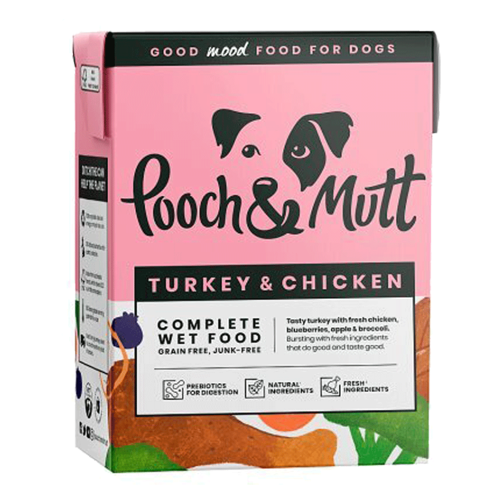 پوچ مخصوص سگ با طعم مرغ و بوقلمون برند Pooch & Mutt